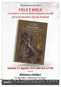 Presentazione del libro &quot;Fiele e miele. La violenza ... Immagine 1